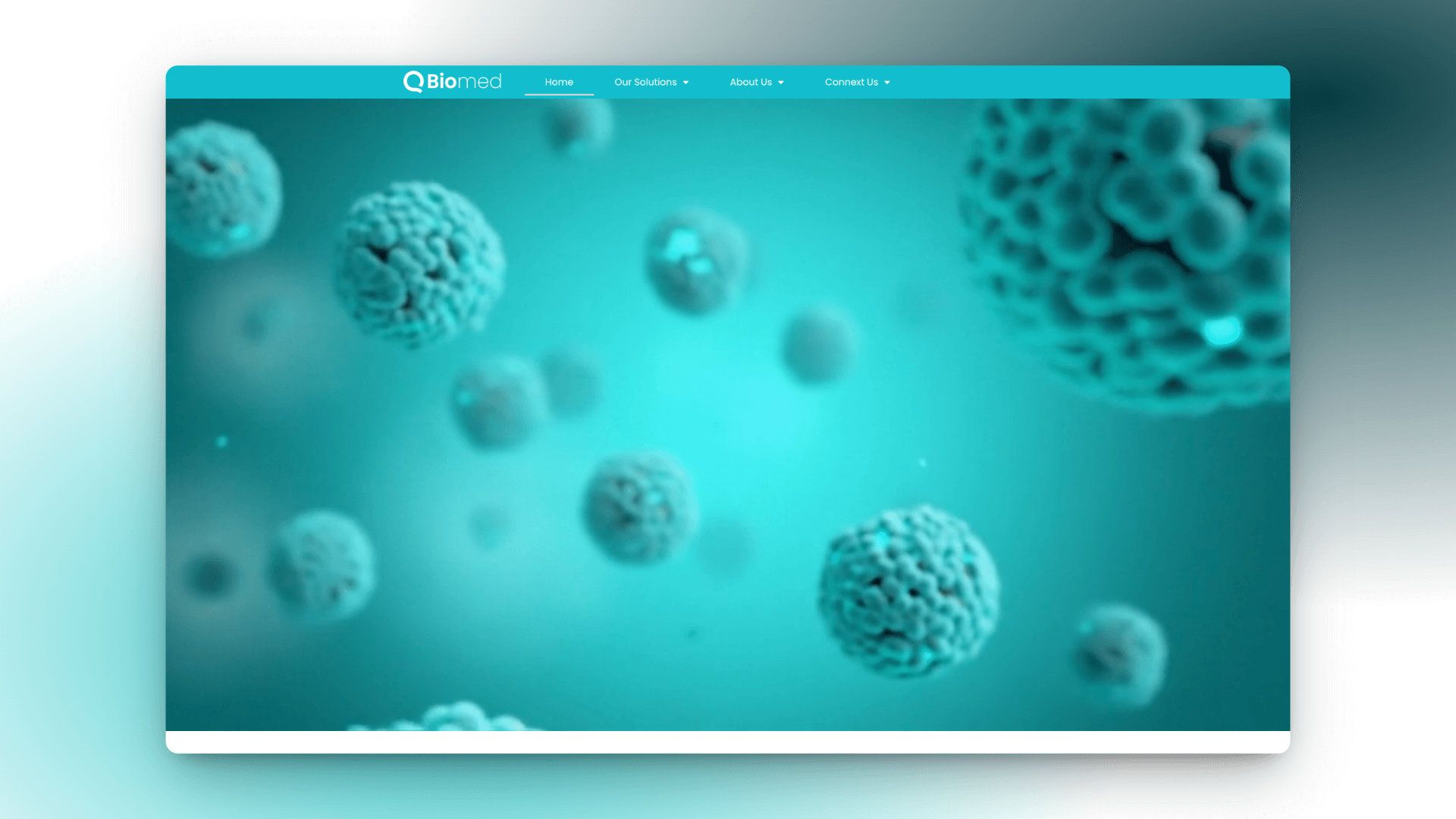 Qbiomed Website Design
